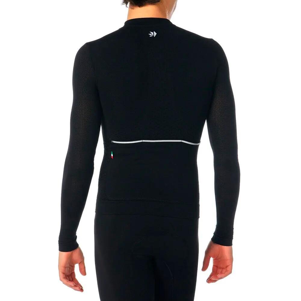 Jersey de manga larga de Ciclismo SIXS CHROMO Negro 4/6