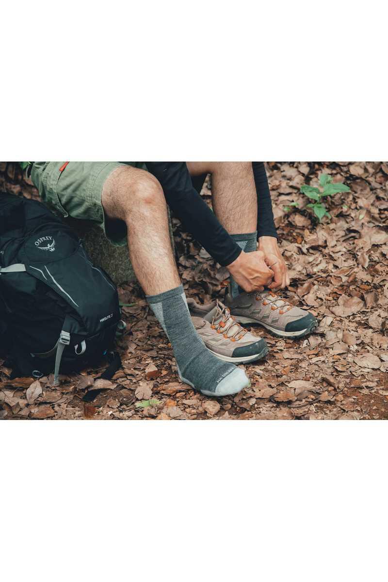 Calze trekking adulto Na Giean Enhanced Medium Weight Crew grigio 2/2