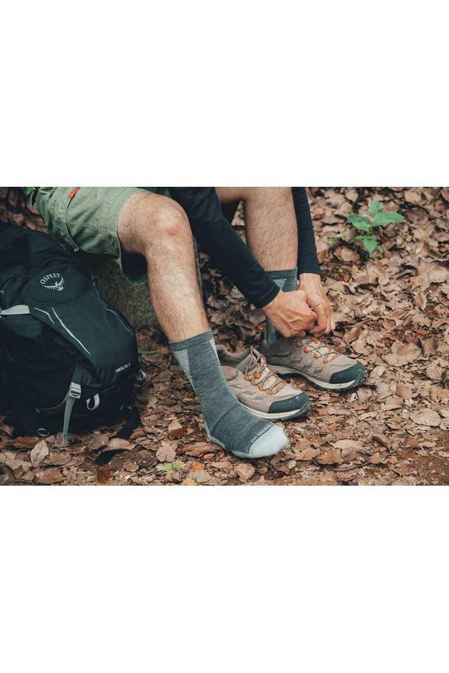 Skarpety Trekkingowe Na Giean Medium Weight Crew Light Grey