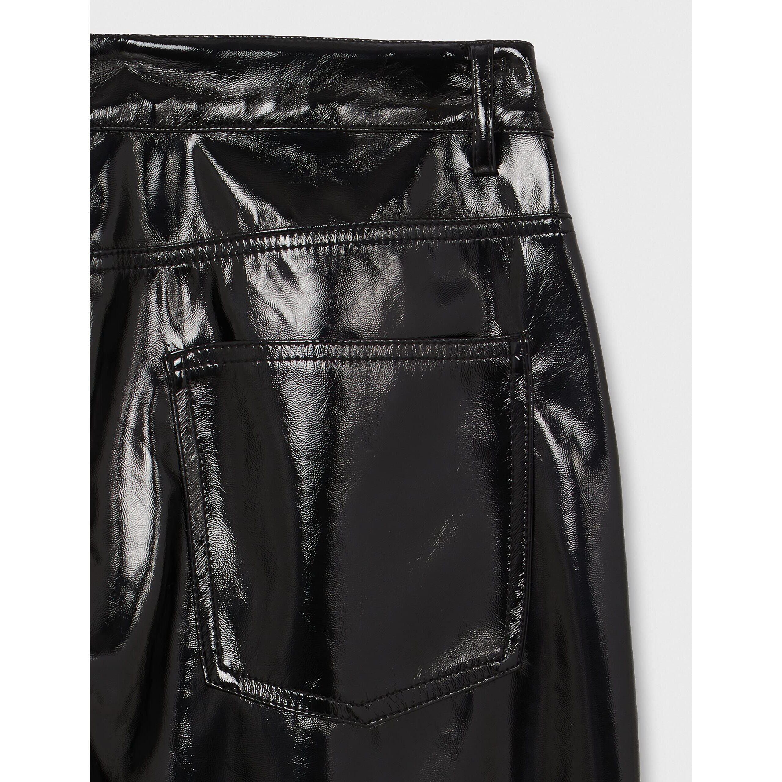 Pantalon en faux cuir femme JJXX Kenya Hw Straight Noos 4/5