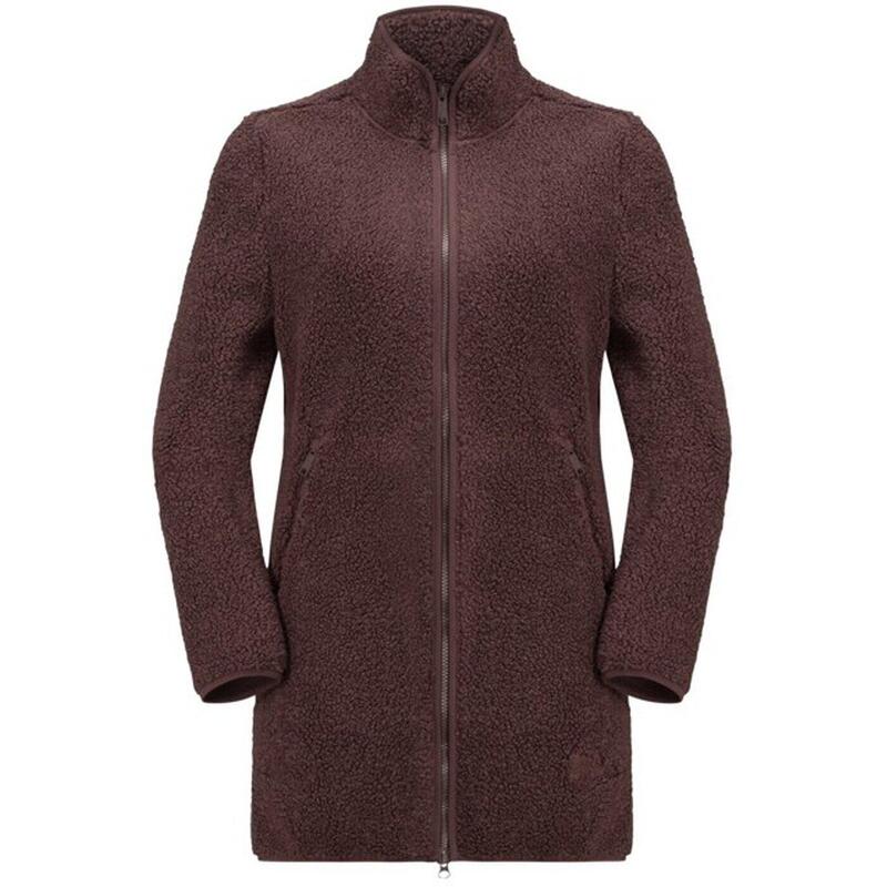 JACK WOLFSKIN High Curl Coat Sherpa Fleece Mantel für Damen