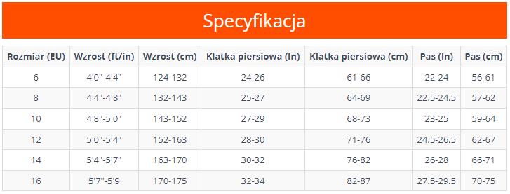 Pianka Juniorska NEILPRYDE Dolphin Shorty 2/2 BZ 3/3