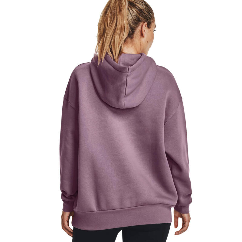 UNDER ARMOUR Essential Fleece-Hoodie mit Oversized-Schnitt für Damen