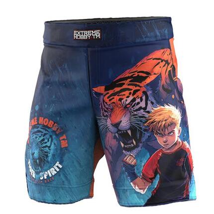 Grappling-Shorts für Kinder MMA BJJ K1 EXTREME HOBBY TIGER