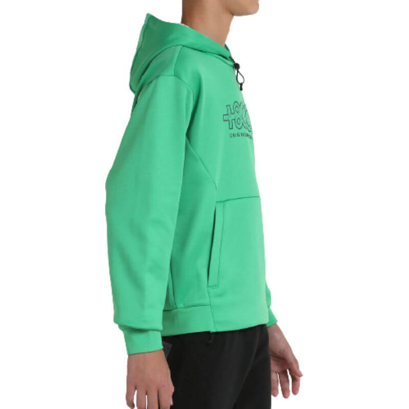 Sudadera Outdoor Niño +8000 PINATA. Verde Vibrante