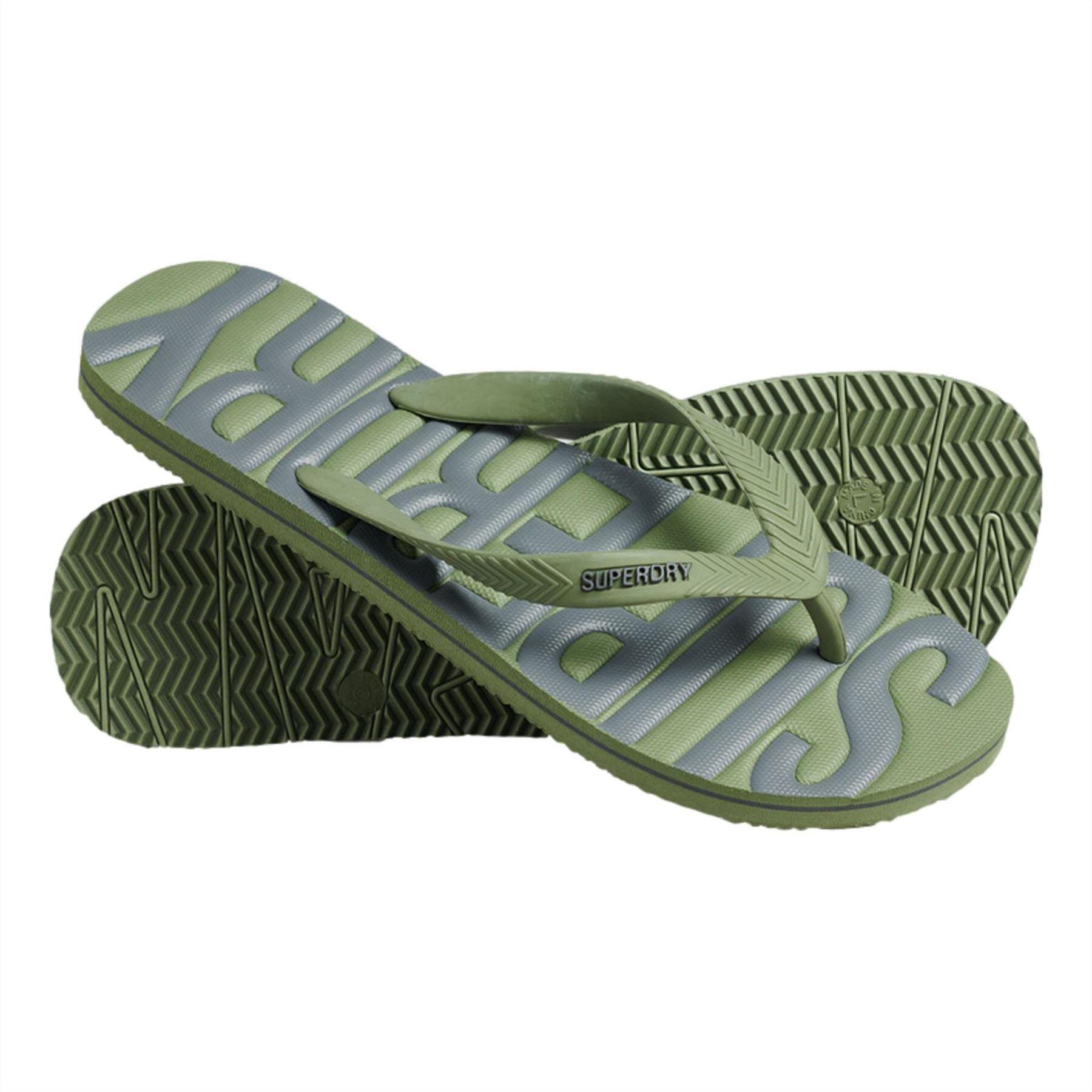 SUPERDRY Superdry Vintage Vegan Flip Flops - Olive Khaki