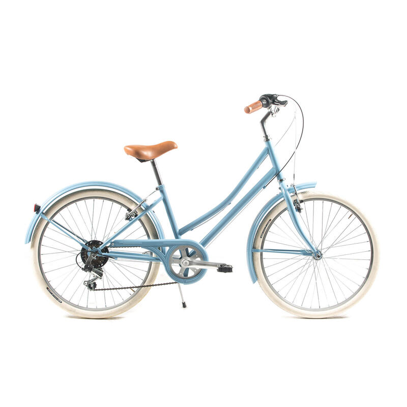 Bicicleta de paseo retro Capri Carolina 24" Verde 6V