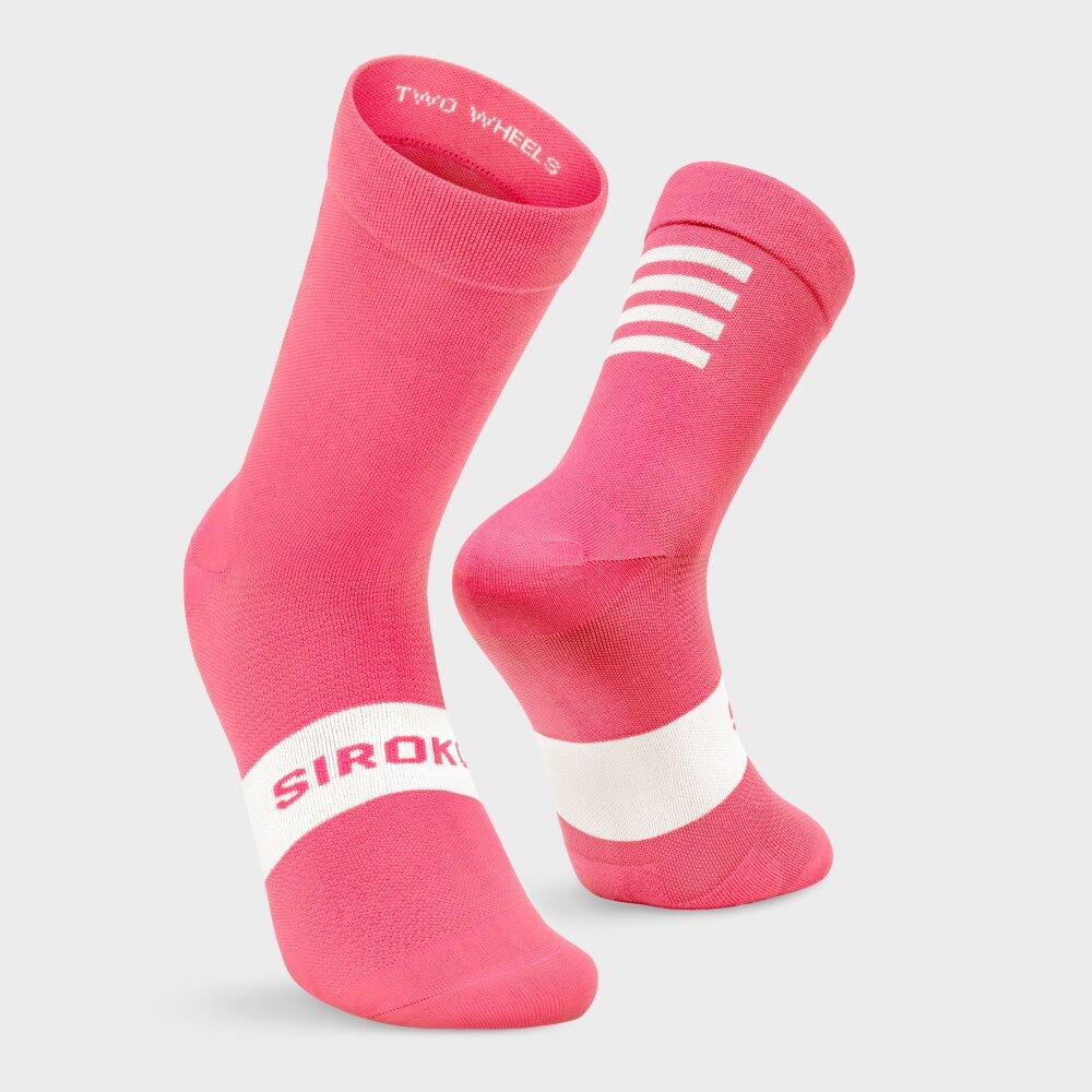 Men's and Women's Cycling Socks S1 Coral Mauna Kea Coral