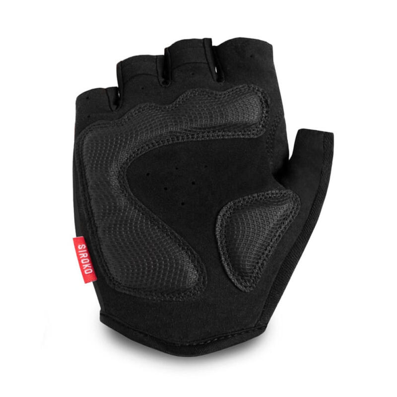 Guantes ciclismo Hombre y Mujer Aero Black SIROKO Negro