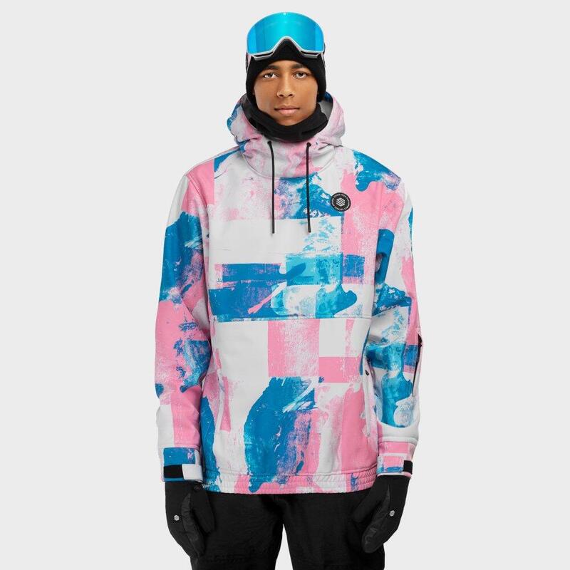 Chaqueta esquí y nieve SIROKO W1 Holi Rosa Chicle Hombre