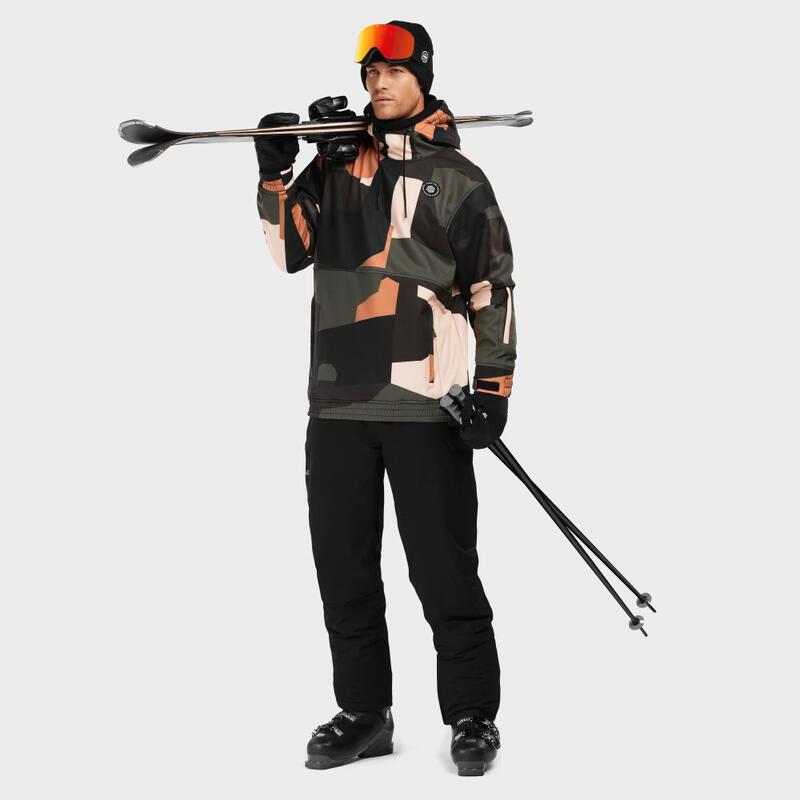 Chaqueta esquí y nieve SIROKO W1 Sandboard Negro Hombre