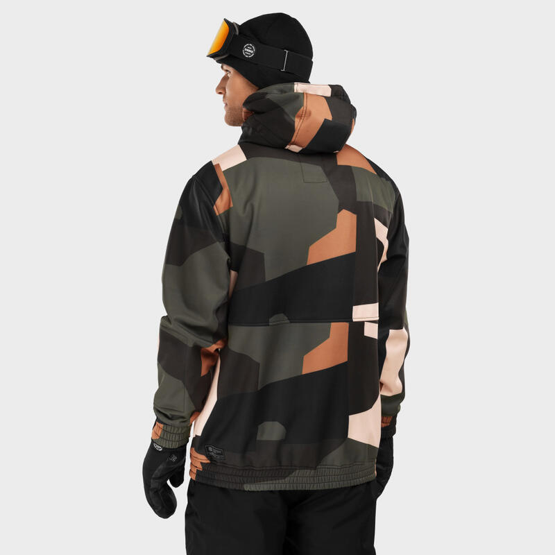 Chaqueta esquí y nieve SIROKO W1 Sandboard Negro Hombre