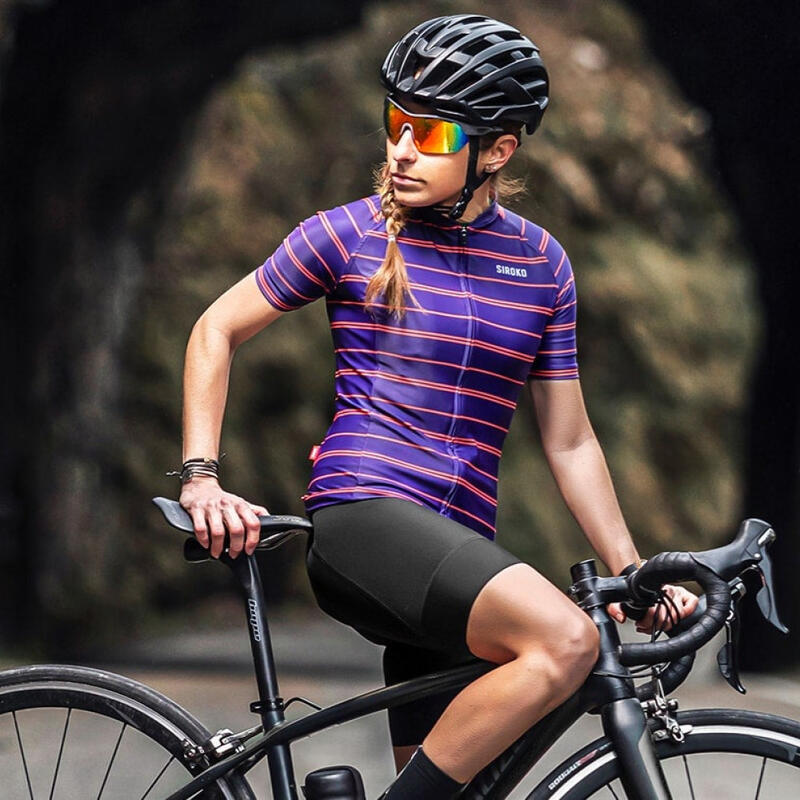 Dámský cyklistický dres s dlouhým rukávem M2 Elba