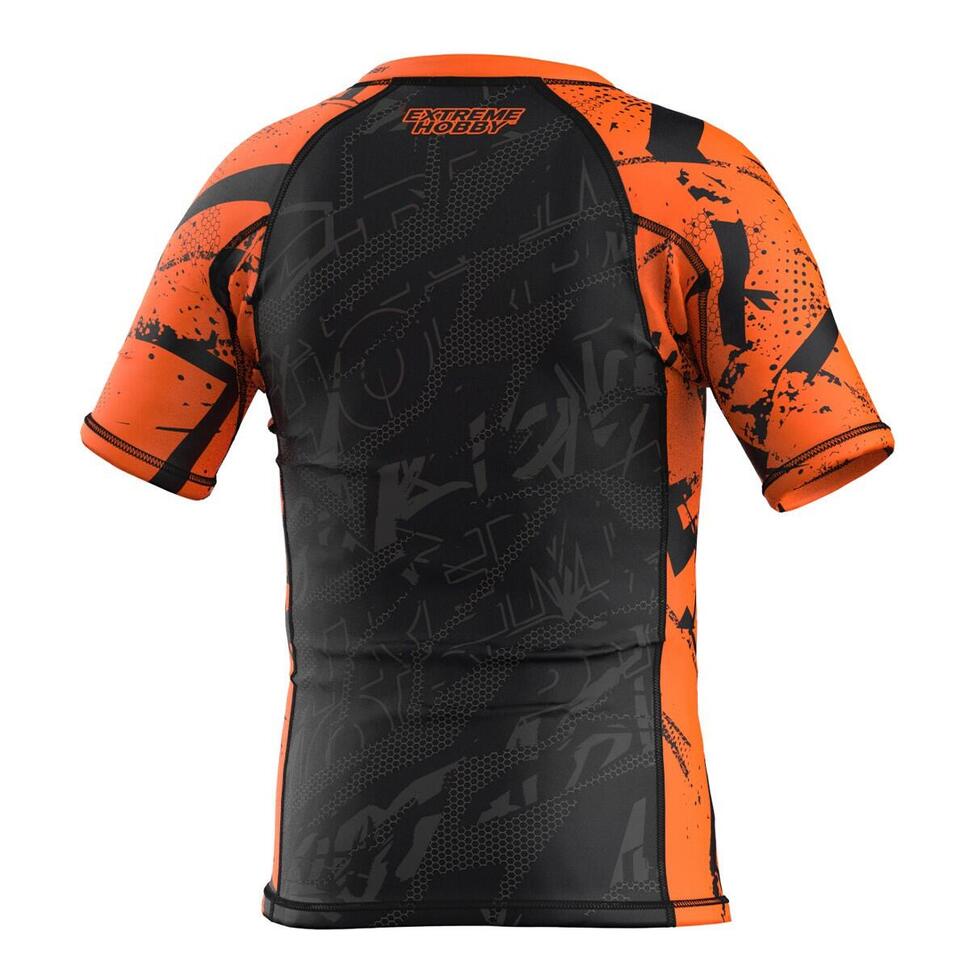 Rashguard dla dzieci do MMA z krótkim rękawem EXTREME HOBBY NEO
