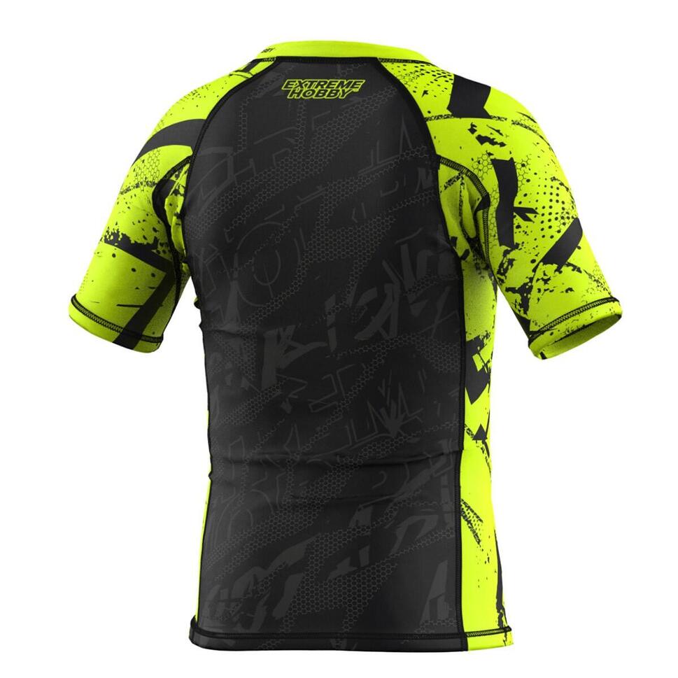 Rashguard dla dzieci do MMA z krótkim rękawem EXTREME HOBBY NEO
