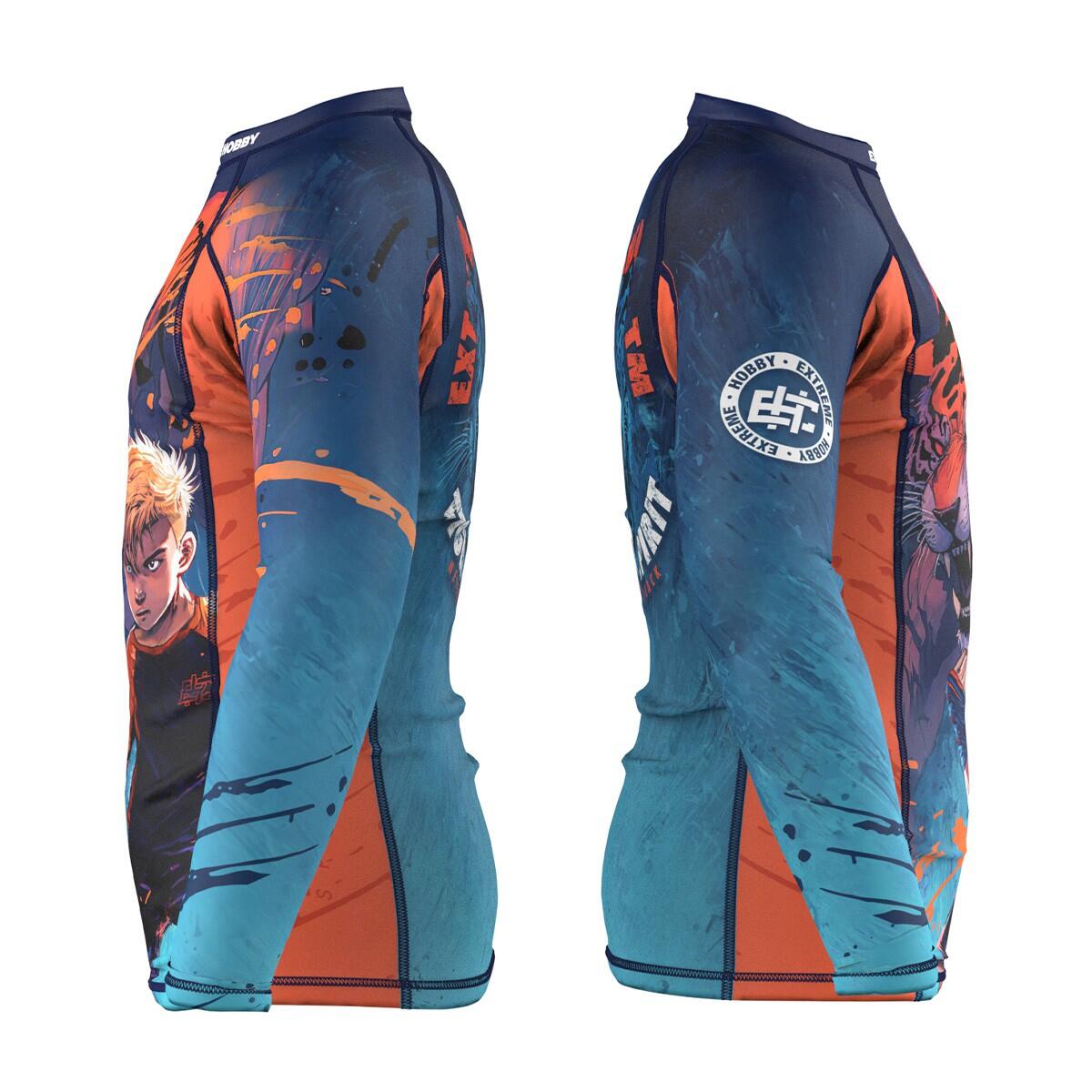 Rashguard à manches longues pour enfants MMA EXTREME HOBBY TIGER 3/5
