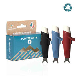 Double Pointe amortie marche nordique - SOFTIP