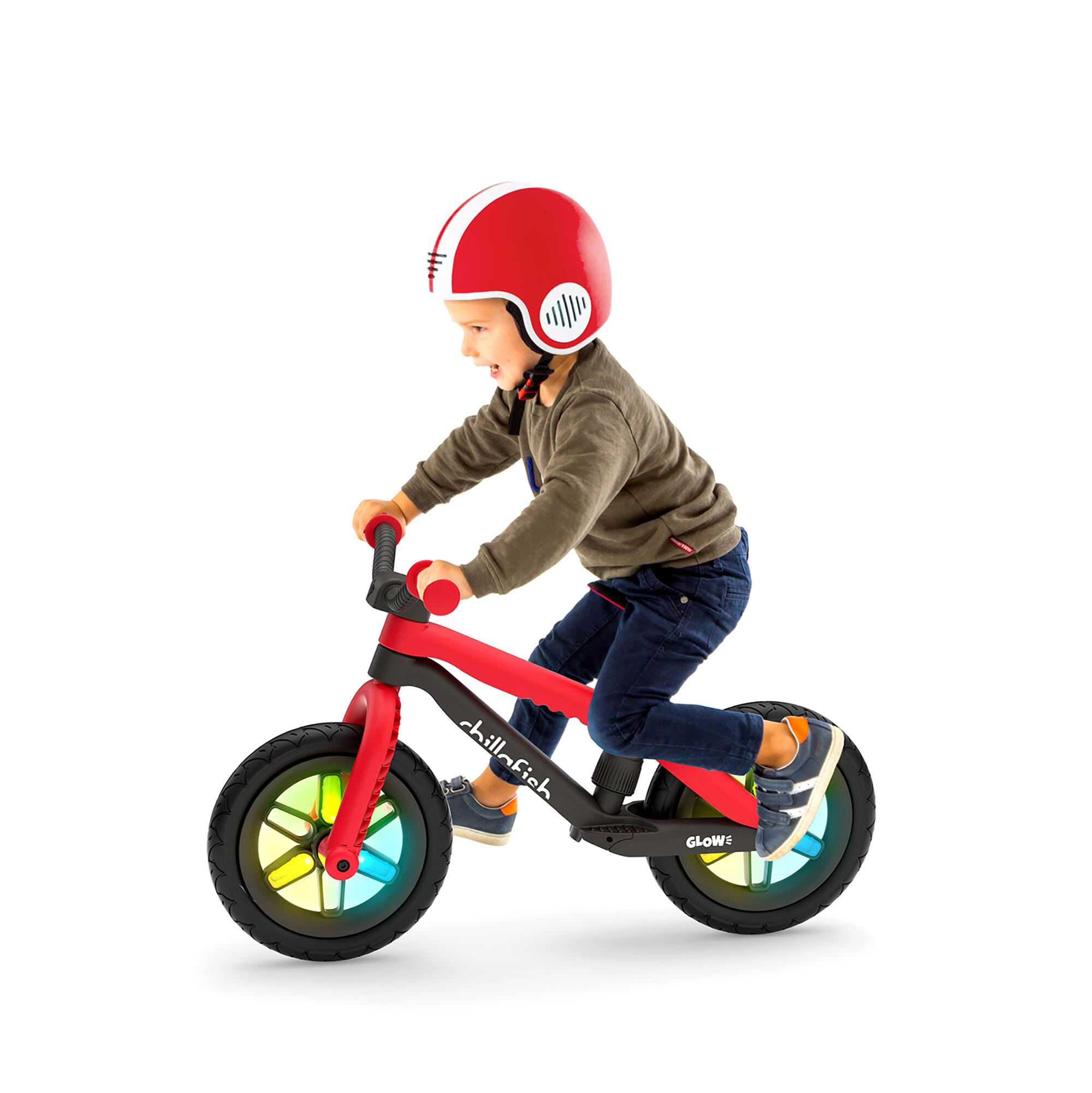 Chillafish BMXie Glow, la draisienne légère avec des roues lumineuses LED 2/7