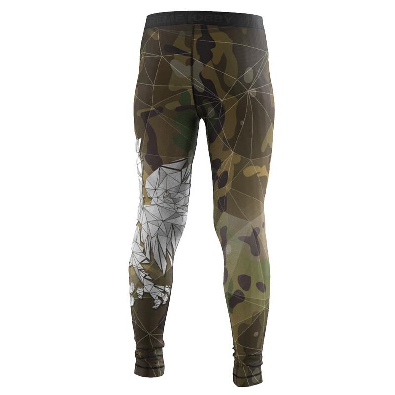 Legginsy sportowe dla dzieci do MMA Fitness Extreme Hobby POLSKA CAMO