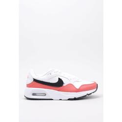 Baskets Nike Air Max Sc Femme — Blanc, cuir et textile