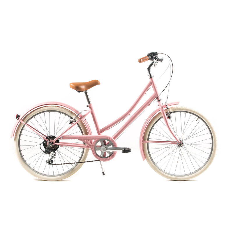 Capi Carolina Roze stadsfiets