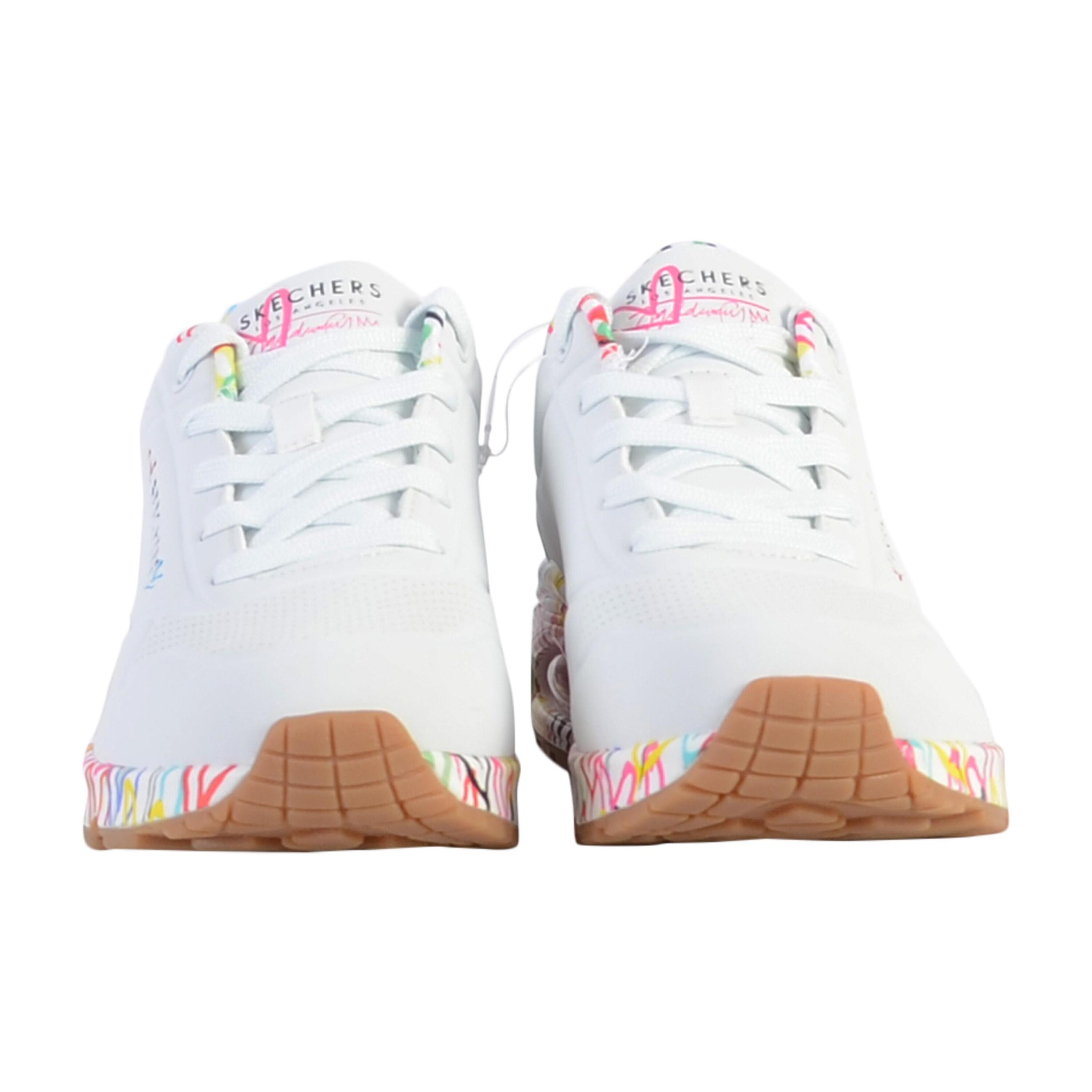 Buty SKECHERS UNO - LOVING LOVE Biały 5/7