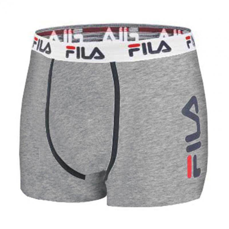 x2 Boxers Noir/Gris Homme Fila FU5040