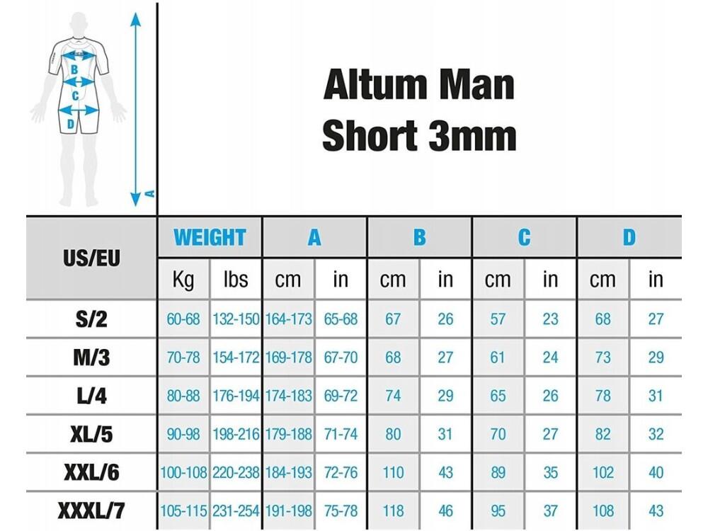 Short en néoprène Cressi ALTUM pour homme 5/7