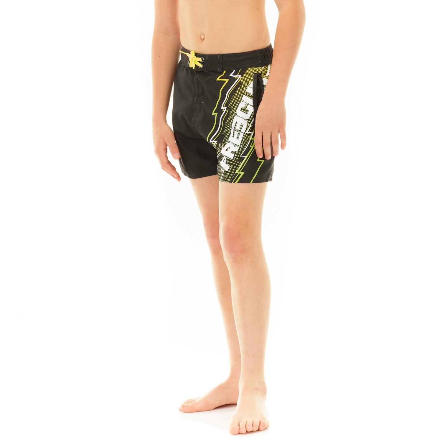 Boardshort court garçon ceinture demi-élastiquée Eclair 2/4