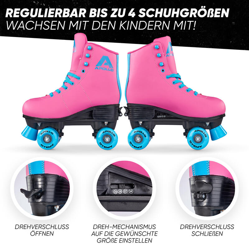 Disco Roller - Classic Roller - Rollschuhe für Kinder und Erwachsene