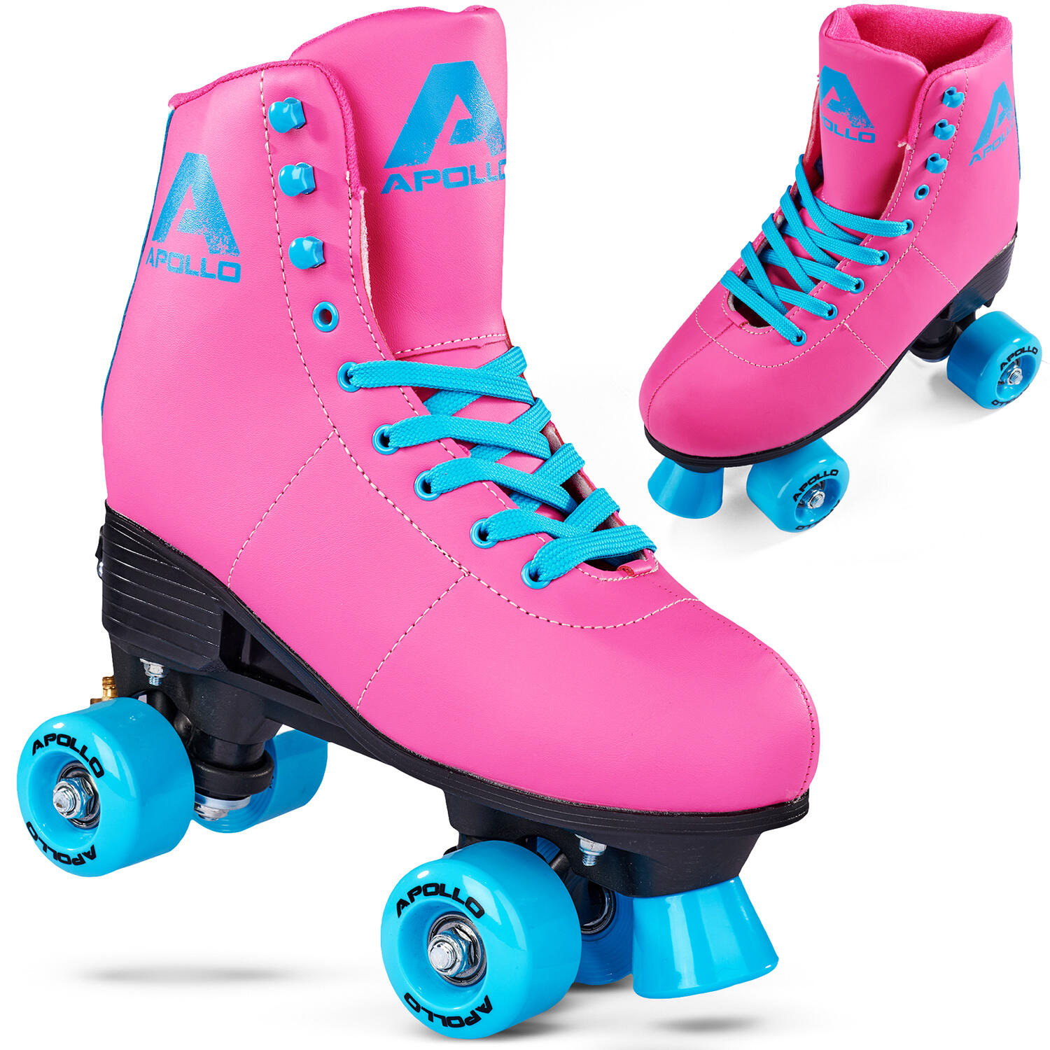 APOLLO Disco Rolschaatsen, Kind, Tiener en Volwassene, Verstelbaar van 31 tot 42