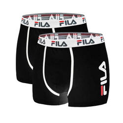 x2 Boxers Noir Homme Fila FU5040