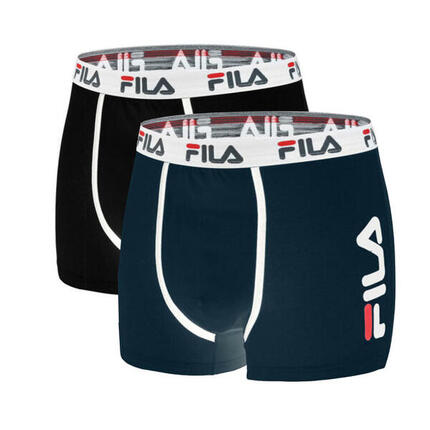 Lot de 2 Boxers coton homme FU5040 Uni
