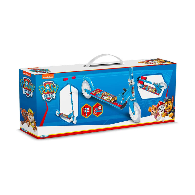 Trotineta pliabila Paw Patrol, cu 2 roti 3 ani +, sarcina maxima 50 kg,