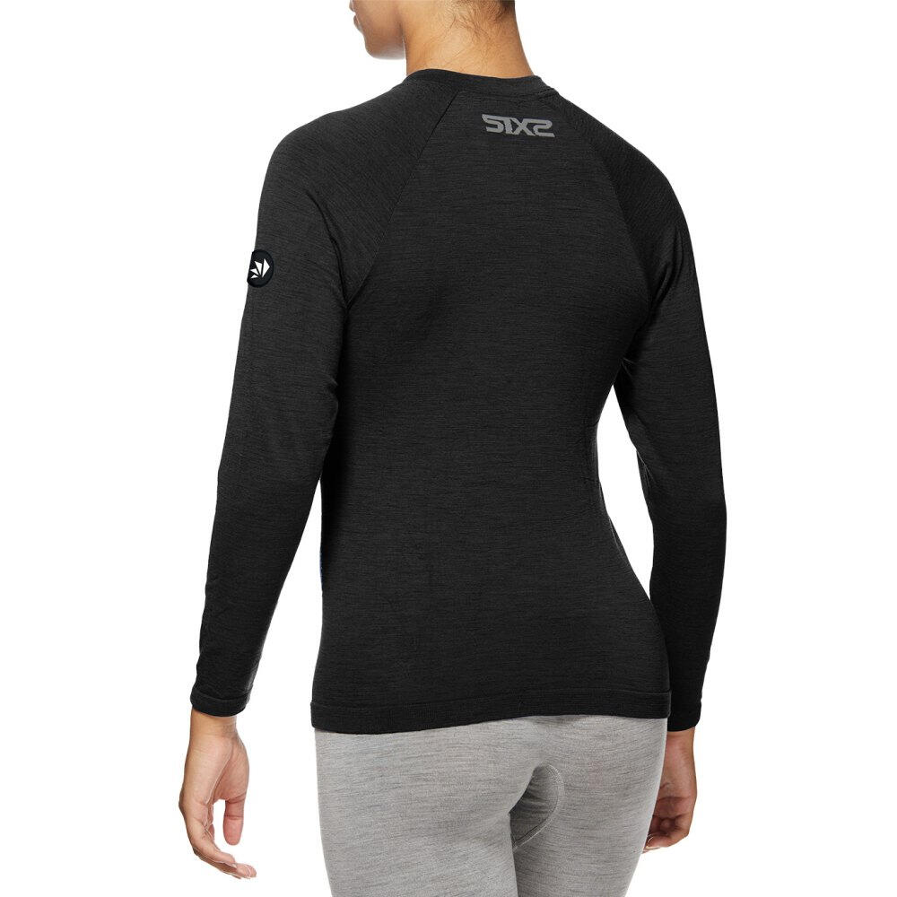 Camiseta interior de manga larga SIXS TS2 MERINOS Negro 6/6