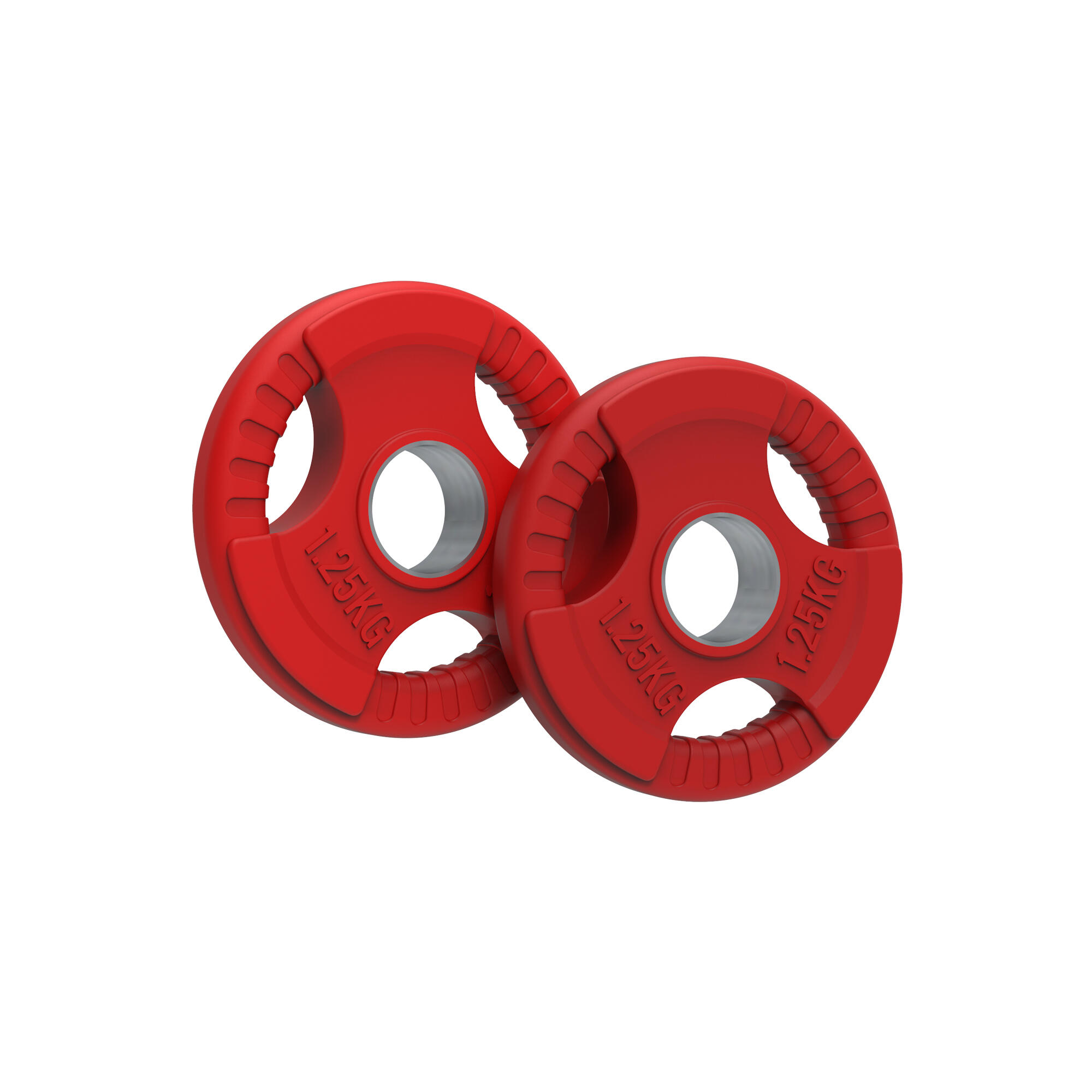 Olympic Tri-Grip Rubber Weight Plates - Colour Pairs for 2inch Barbells 7/7