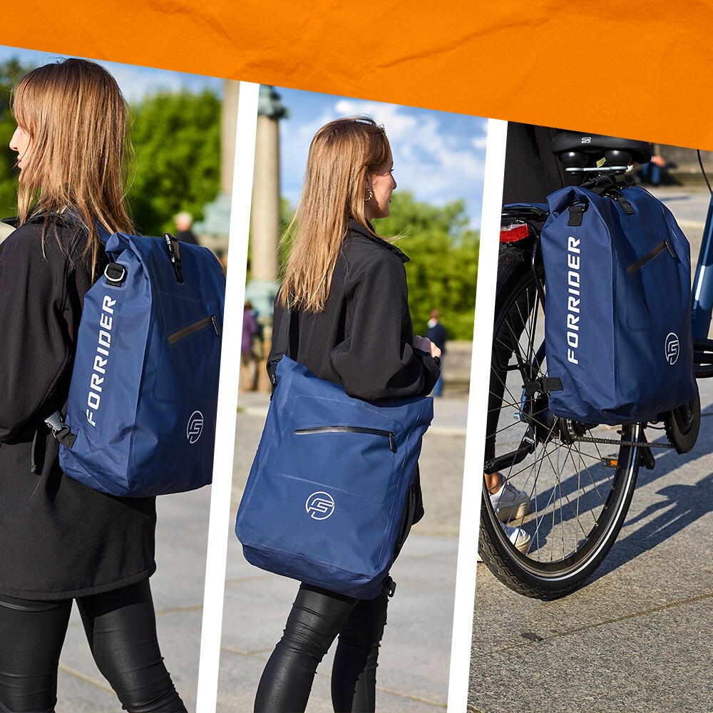 Fahrradtasche 3in1 27L - Wasserdichte Gepäckträgertasche & Rucksack 5/5
