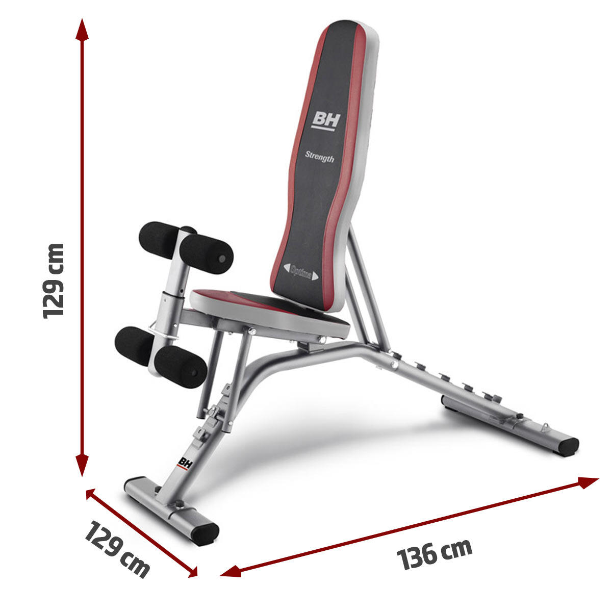 BH FITNESS OPTIMA G320 UTILITY BENCH 6/7