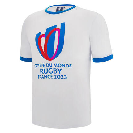 T-shirt blanc pour adulte RWC 2023