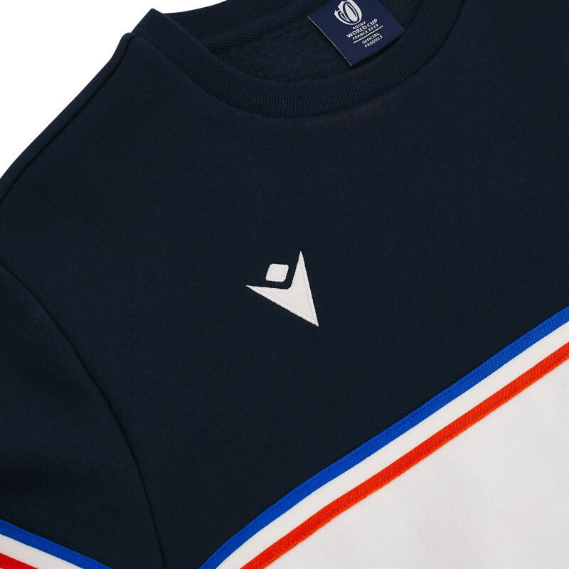 SWEAT COL ROND ENFANT MACRON RWC 2023 Rugby Blanc 4/4