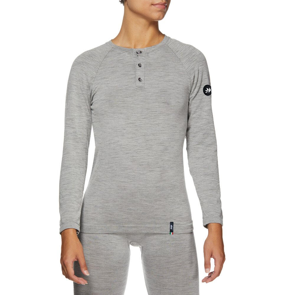 Camiseta interior de manga larga SIXS SERAFINO MERINOS Gris 5/6