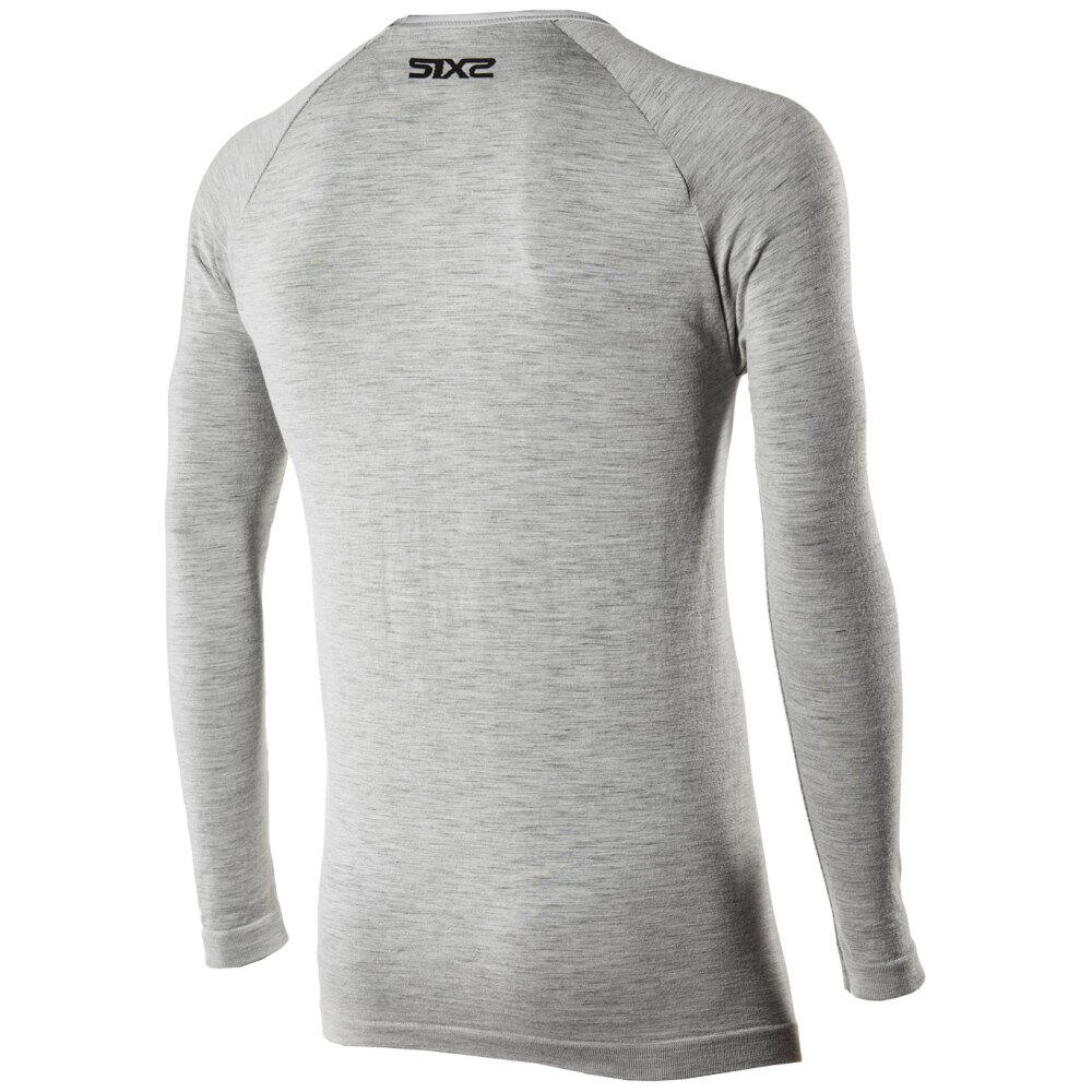 Camiseta interior de manga larga SIXS SERAFINO MERINOS Gris 2/6