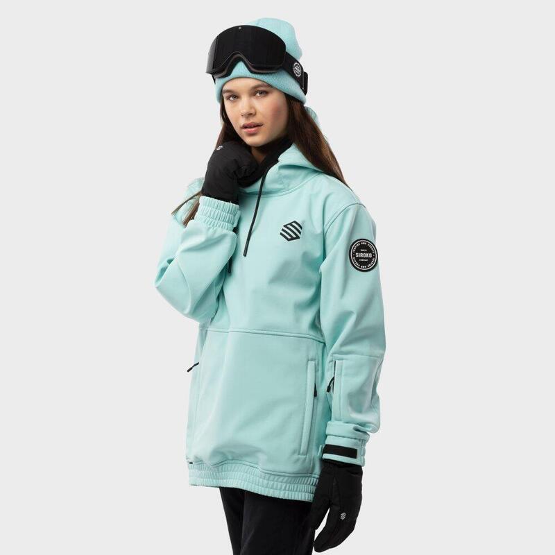 Damen Wintersport snowboardjacke für W1-W Iceberg SIROKO Türkis