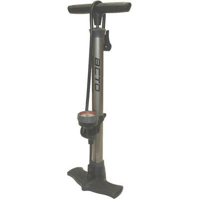Beto Dualhead Fußpumpe mit Manometer - Ideal für alle Ventile