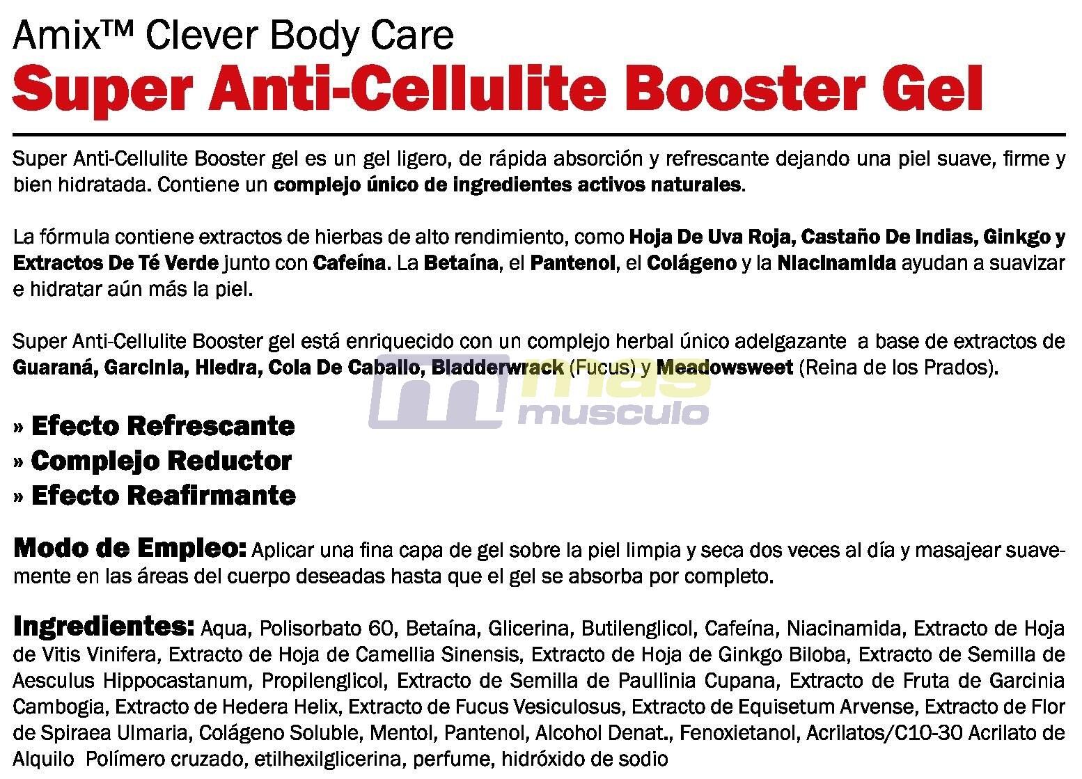 Super Anti Cellulite Booster Gel - 200ml Amix Nutrition 3/3
