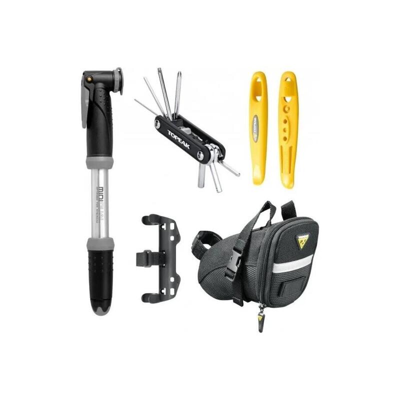 Mini pompa a mano Topeak Deluxe Cycling Accessory Kit