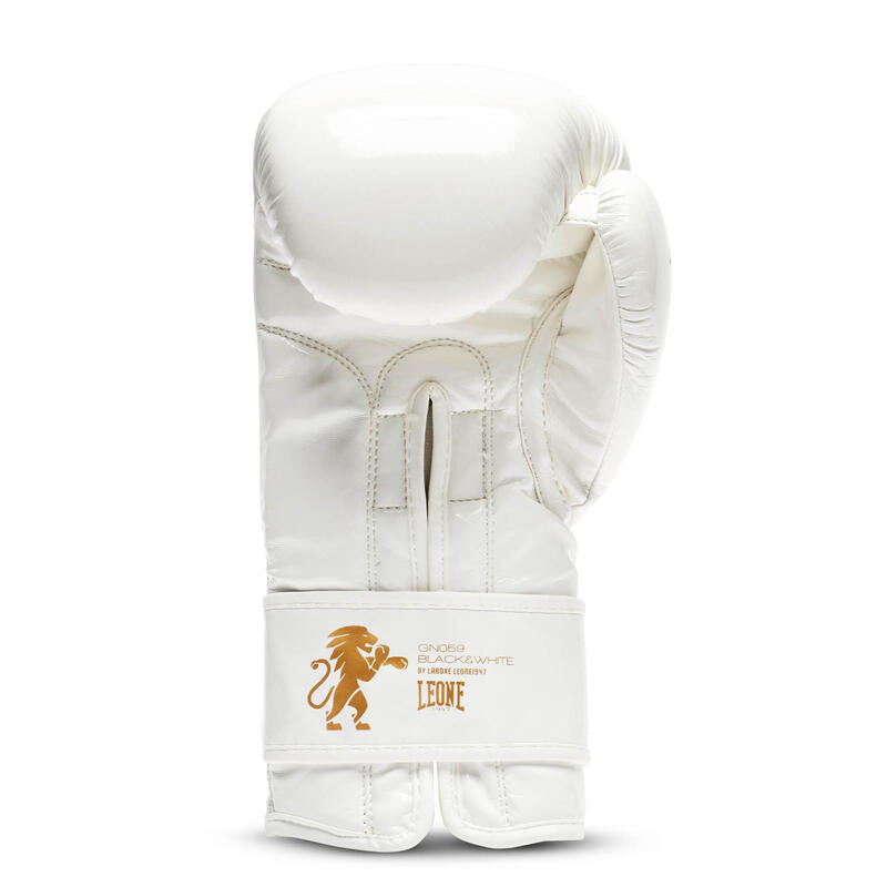 Manusi de Box  Leone  Albe-Aurii