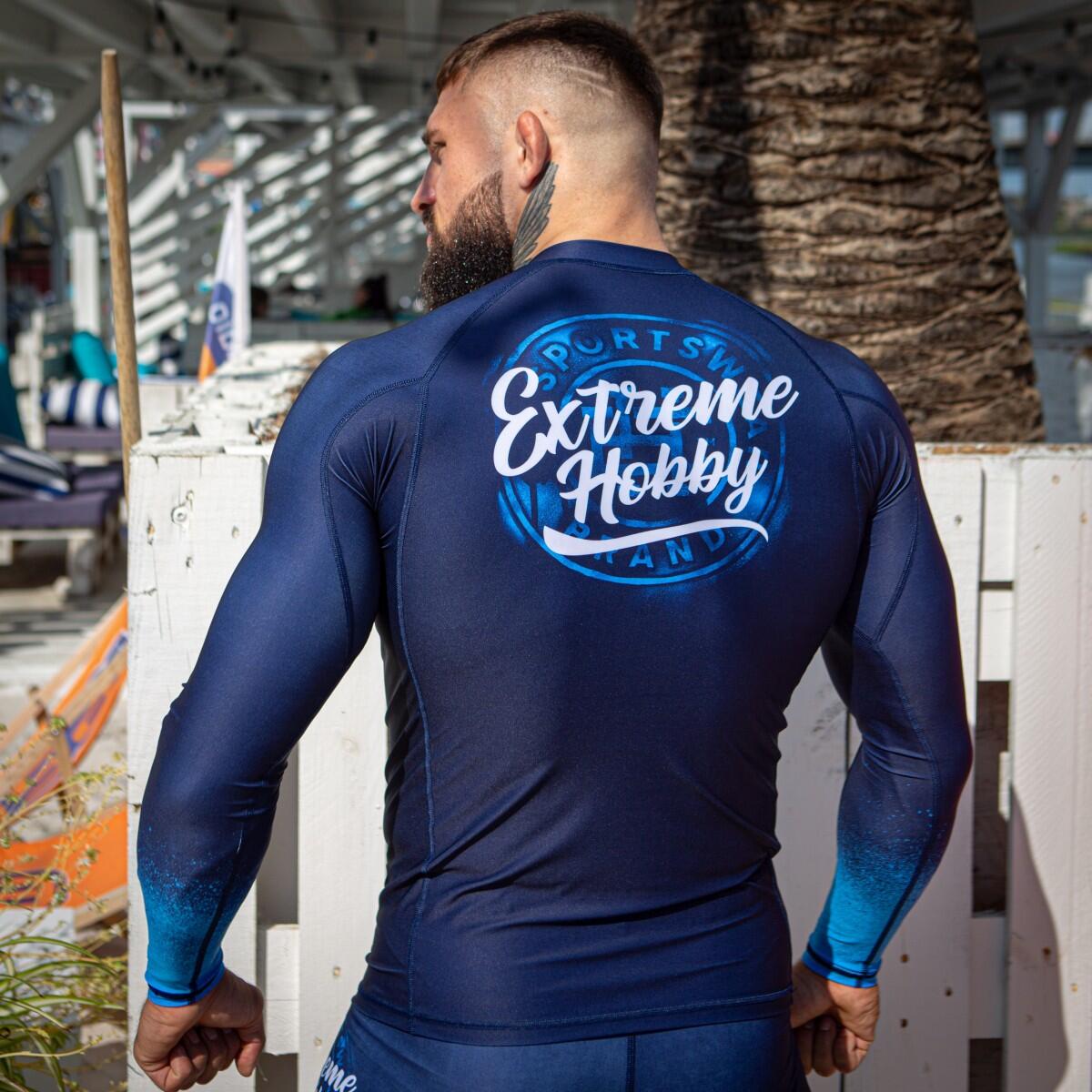 Rashguard à manches longues pour hommes MMA EXTREME HOBBY BADGE 4/6