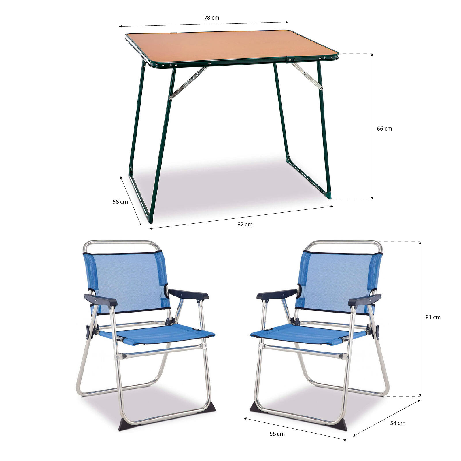 Pacote de mesa dobrável multiusous para jogo de jardim ou solenny 4/5