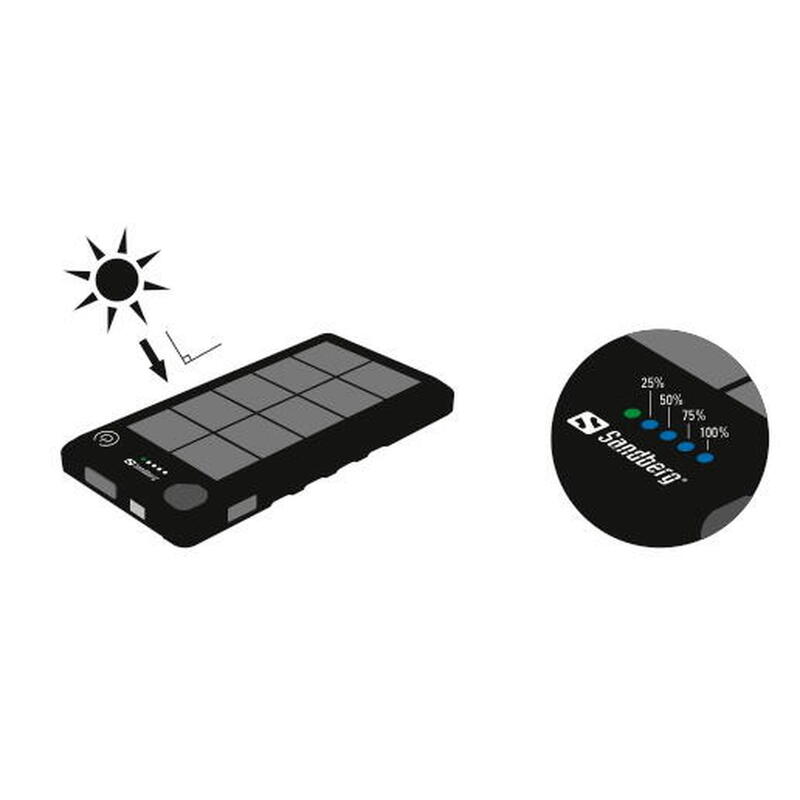Powerbank solar SANDBERG 10000 mAh